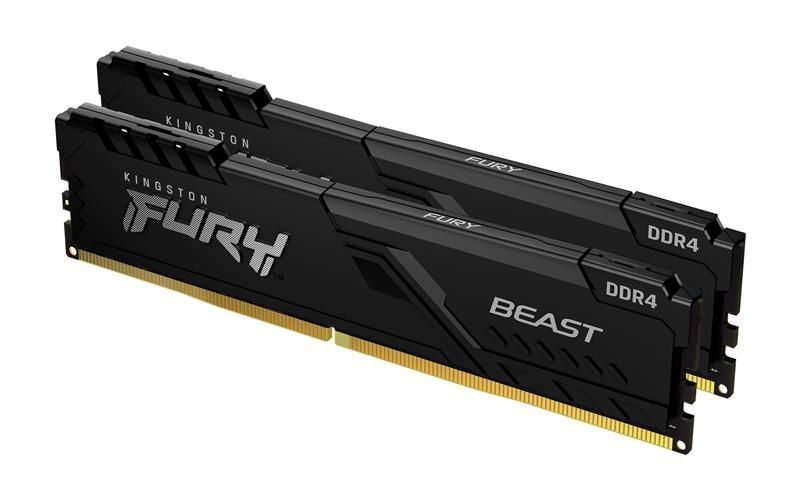 Модуль пам`ятi DDR4 2x8GB/3200 Kingston Fury Beast Black (KF432C16BBK2/16) 363806 фото
