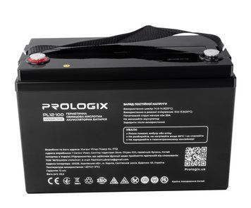 Акумуляторна батарея Prologix 12V 100AH (PL12-100) AGM 513929 фото