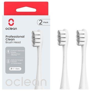 Набір змінних щіток-насадок Oclean P1C10 Brush Head Grey (2шт) 496385 фото