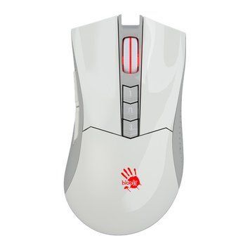 Миша Bloody R90 Plus Greyish White 541754 фото