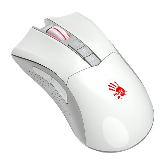 Миша Bloody R90 Plus Greyish White 541754 фото
