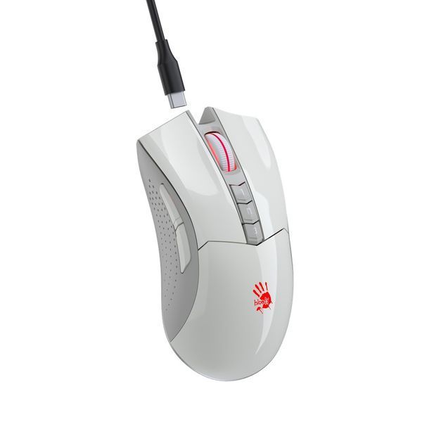 Миша Bloody R90 Plus Greyish White 541754 фото
