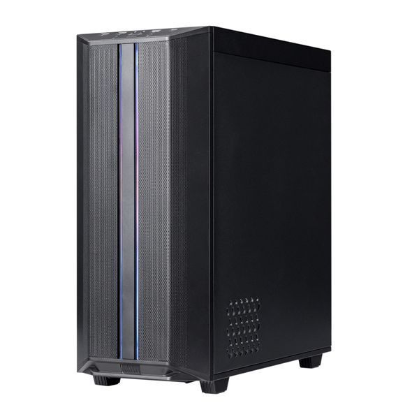 Корпус Prologix E122 Tempered Glass&Mesh Black 510813 фото