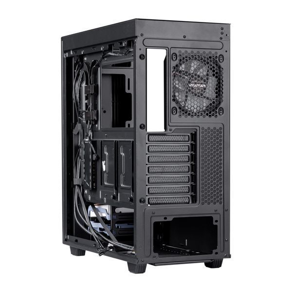 Корпус Prologix E122 Tempered Glass&Mesh Black 510813 фото