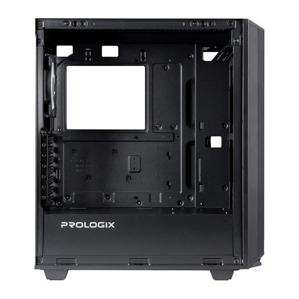 Корпус Prologix E122 Tempered Glass&Mesh Black 510813 фото