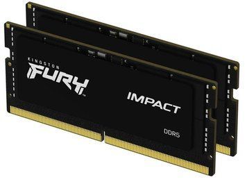 Модуль пам`ятi SO-DIMM 2x32GB/5600 DDR5 Kingston Fury Impact (KF556S40IBK2-64) 521369 фото
