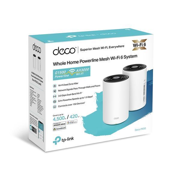 WiFi Mesh система TP-Link Deco PX50(2-pack) 485461 фото