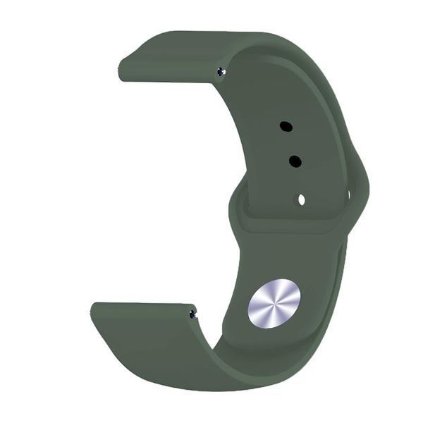 Силіконовий ремінець BeCover для Xiaomi iMi KW66/Mi Watch Color/Haylou LS01/Watch S1 Active Pine-Green (706362) 365918 фото