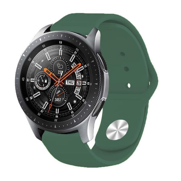 Силіконовий ремінець BeCover для Xiaomi iMi KW66/Mi Watch Color/Haylou LS01/Watch S1 Active Pine-Green (706362) 365918 фото