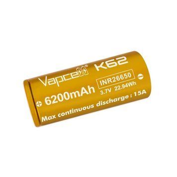 Акумулятор Vapcell 26650 6200mAh 1шт 481635 фото