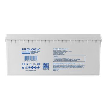 Акумуляторна батарея Prologix 12V 200AH (PL12-200GEL) GEL 524067 фото