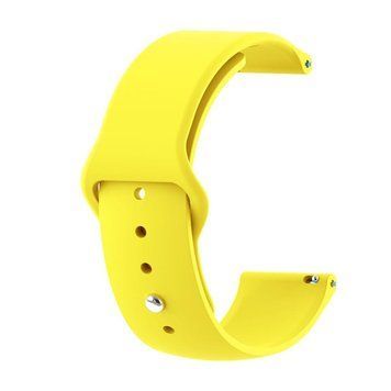Силіконовий ремінець BeCover для Xiaomi iMi KW66/Mi Watch Color/Haylou LS01/Watch S1 Active Yellow (706361) 365919 фото