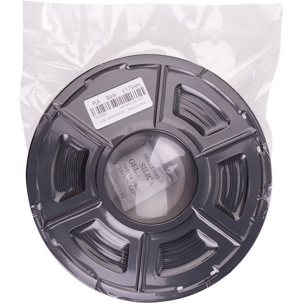 PLA-пластик PowerPlant Filament для 3D-принтера 1.75 мм 1 кг, чорний (PT812936) 546281 фото