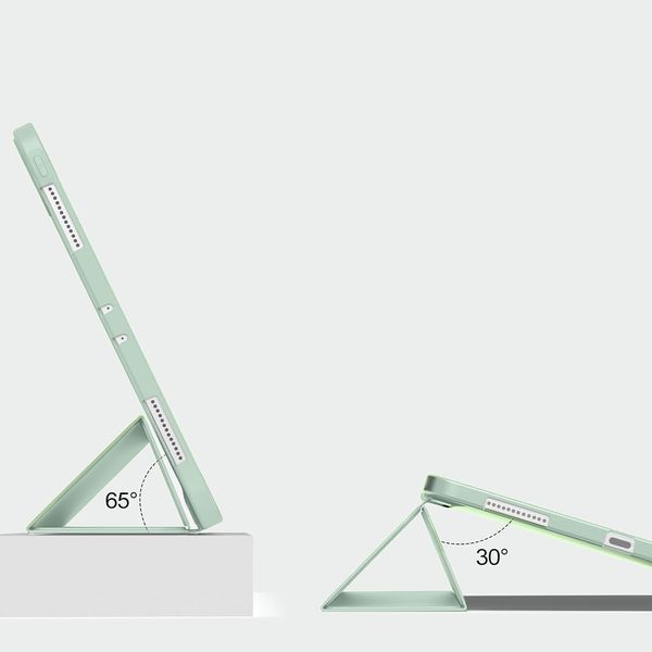 Чохол-книжка BeCover Tri Fold Soft TPU Silicone для Apple iPad Pro 11" M4 2024 Light Green (711747) 558409 фото