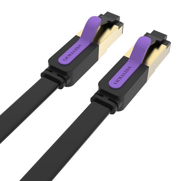 Патч-корд Vention CAT7 SSTP Ethernet, 10 m, Black (ICABL) 291039 фото