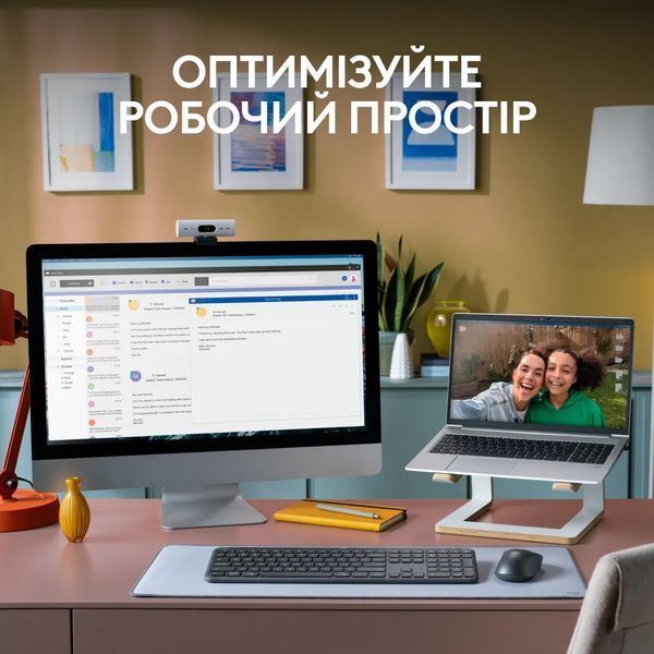 Комплект (клавіатура, миша) бездротовий Logitech Signature Slim Combo MK950 OffWhite (920-012491) 512587 фото