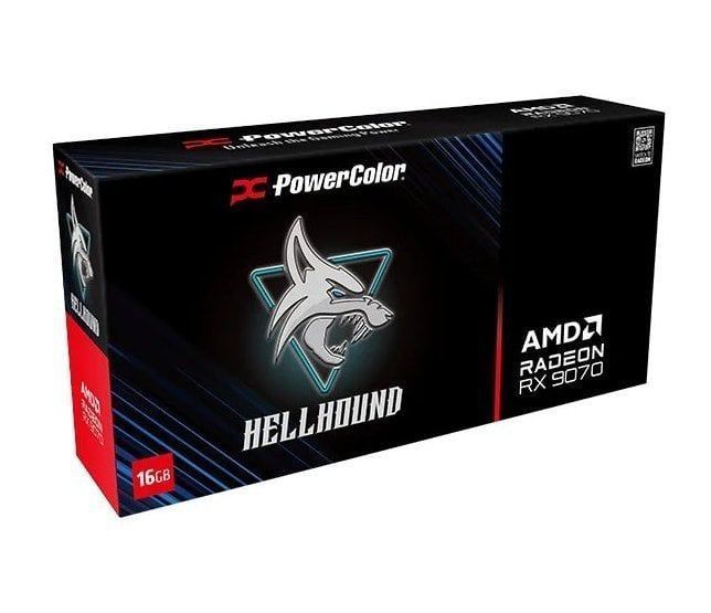 Відеокарта AMD Radeon RX 9070 16GB GDDR6 Hellhound PowerColor (RX9070 16G-L/OC) 543535 фото