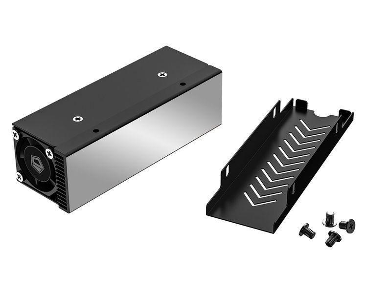 Радіатор охолодження для SSD ID-Cooling Zero M25 M.2 2280 Black 528926 фото