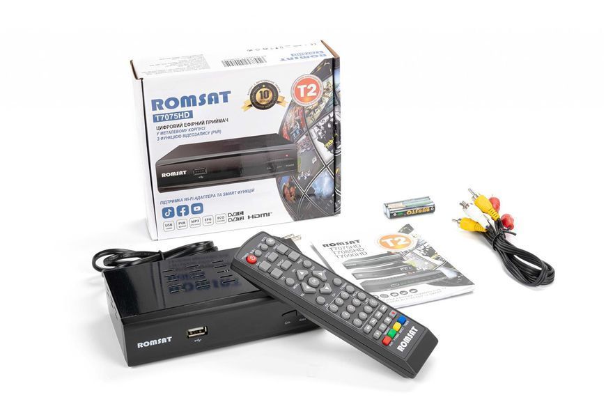 Тюнер DVB-T2 Romsat T7070HD 537134 фото