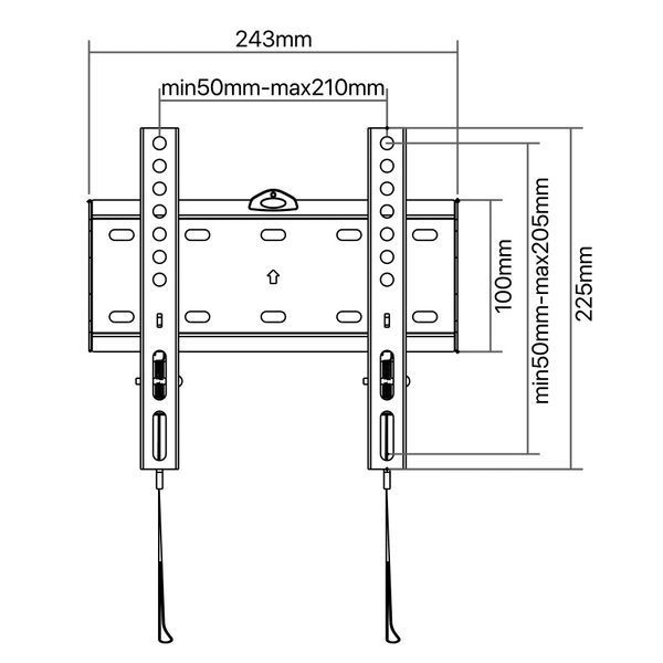 Кронштейн Satelit 19-49FIX200 (VESA200х200) 365242 фото