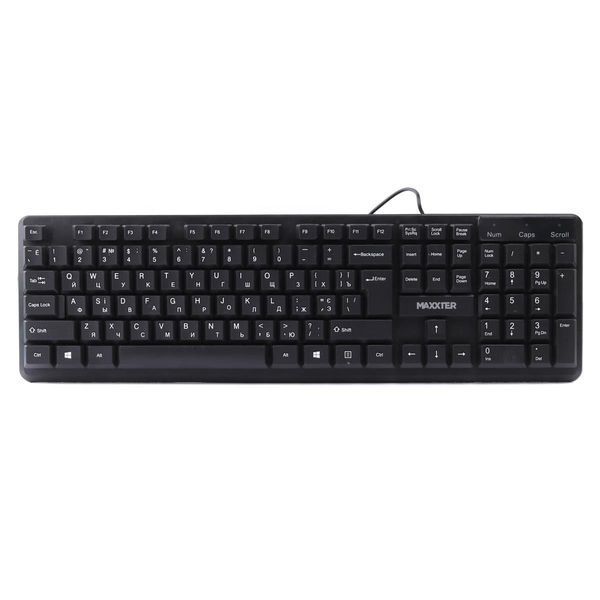 Клавiатура Maxxter KBM-U01-UA Black 463106 фото