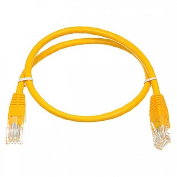 Патч-корд UTP Atcom RJ45, Cat.6, мідь, 3 м, жовтий 187041 фото