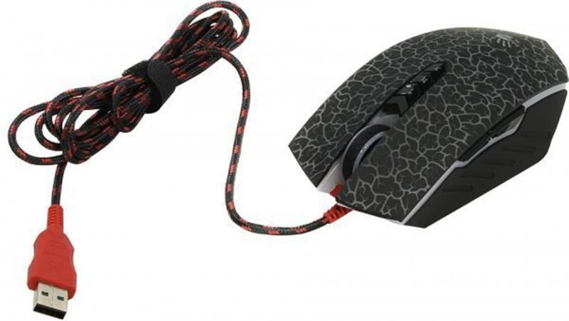 Миша Bloody A70A Crackle Black 472856 фото