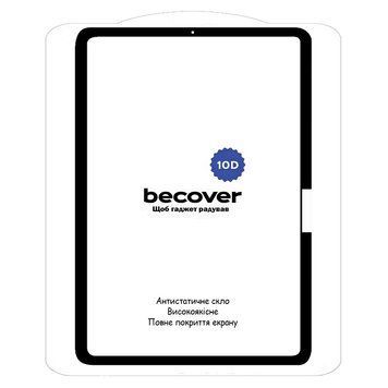 Захисне скло BeCover 10D для Apple iPad Pro 11" M4 2024 Black (711677) 558141 фото