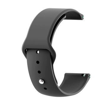 Силіконовий ремінець BeCover для Xiaomi iMi KW66/Mi Watch Color/Haylou LS01/Watch S1 Active Black (706356) 365924 фото