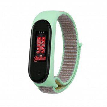 Ремінець BeCover Nylon Style для Xiaomi Mi Smart Band 5/Mi Smart Band 6 Green/Sand (705419) 334017 фото