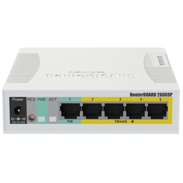 Комутатор MikroTik CSS106-1G-4P-1S (RB260GSP) 223980 фото