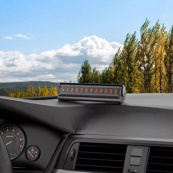 Карта парковки Proove Twins Parking Number Plate Black (AATP00000001) 538353 фото