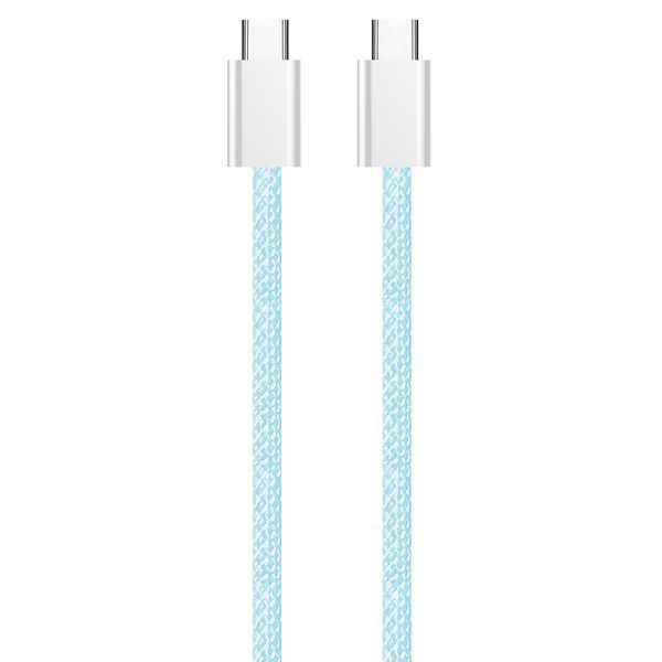 Кабель ColorWay USB Type-C + USB Type-C (M/M), 3.0 А, 1 м, Blue (CW-CBPDCC061-BL) 525064 фото