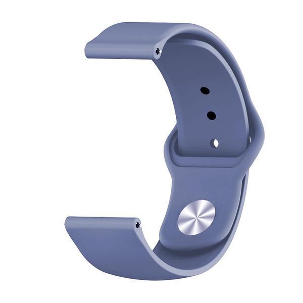 Силіконовий ремінець BeCover для Samsung Galaxy (20mm)/Watch 5/ Watch 4 40/44mm/Watch 4 Classic 42mm/Watch Active/Active 2 40/44mm/Watch 3 41mm/Gear S2/Classic/Gear Sport Lilac (706172) 365665 фото