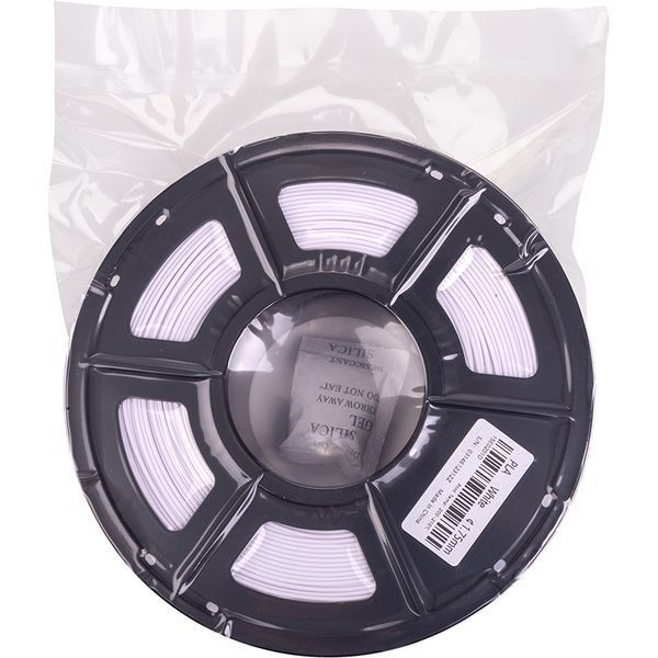 PLA-пластик PowerPlant Filament для 3D-принтера 1.75 мм 1 кг, білий (PT812950) 546284 фото