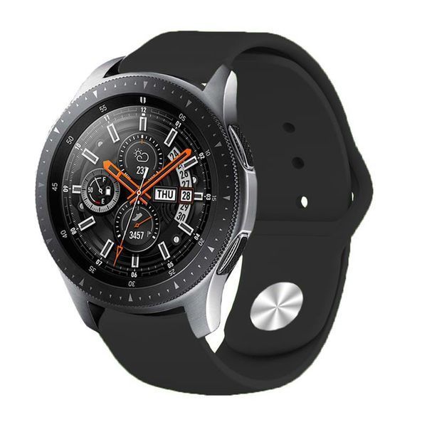 Силіконовий ремінець BeCover для Xiaomi iMi KW66/Mi Watch Color/Haylou LS01/Watch S1 Active Black (706356) 365924 фото