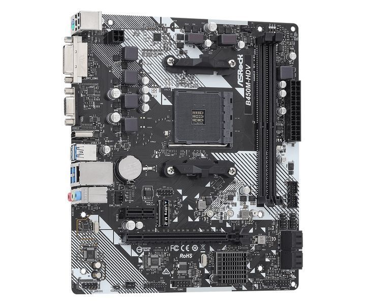 Материнська плата ASRock B450M-HDV R4.0 Socket AM4 256242 фото