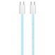 Кабель ColorWay USB Type-C + USB Type-C (M/M), 3.0 А, 1 м, Blue (CW-CBPDCC061-BL) 525064 фото 7