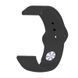 Силіконовий ремінець BeCover для Xiaomi iMi KW66/Mi Watch Color/Haylou LS01/Watch S1 Active Black (706356) 365924 фото 2
