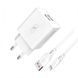 Зарядний пристрій SkyDolphin SC30L (2USB, 2.1A) White (MZP-000112) + кабель Lightning 382882 фото 1