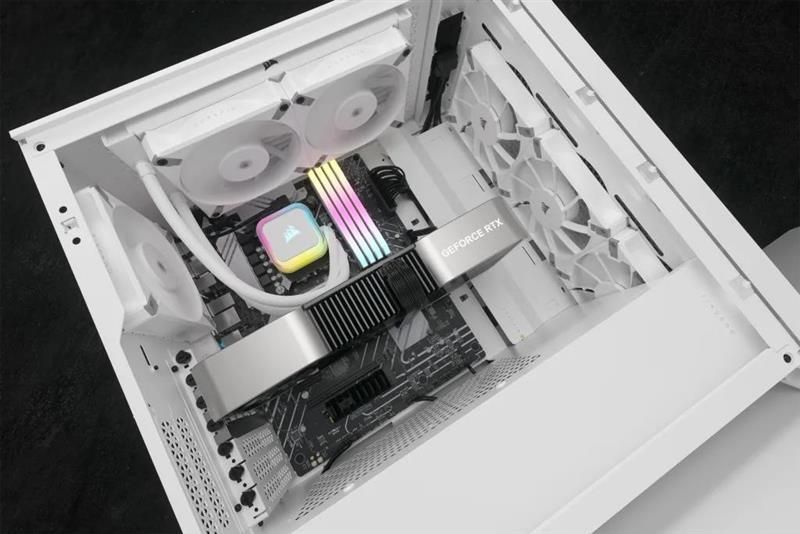 Система водяного охолодження Corsair iCUE H100i RGB Elite Liquid CPU Cooler White (CW-9060078-WW) 478644 фото
