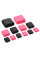 Органайзер для кабеля Armorstandart Smart Admin 12 шт Black/Pink (ARM56207)