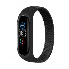 Ремінець BeCover Elastic Nylon Style для Xiaomi Mi Smart Band 5/Mi Smart Band 6 Size M Black (706156)