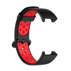 Ремінець BeCover Vents Style для Xiaomi Redmi Smart Band 2 Black-Red (709424)