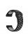 Ремінець BeCover Nike Style для Samsung Galaxy (20mm)/Watch 5/ Watch 4 40/44mm/Watch 4 Classic 42mm/Watch Active/Active 2 40/44mm/Watch 3 41mm/Gear S2/Classic/Gear Sport Black-Grey (705693)