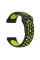 Ремінець BeCover Nike Style для Xiaomi Amazfit Bip/Bip Lite/Bip S Lite/GTR 42mm/GTS/TicWatch S2/TicWatch E Black-Yellow (705706)