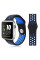Ремінець BeCover Nike Style для Samsung Galaxy (20mm)/Watch 5/ Watch 4 40/44mm/Watch 4 Classic 42mm/Watch Active/Active 2 40/44mm/Watch 3 41mm/Gear S2/Classic/Gear Sport Black-Blue (705692)