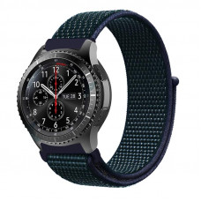Ремінець BeCover Nylon Style для Samsung Galaxy Watch 42mm/Watch Active/Active 2 40/44mm/Watch 3 41mm/Gear S2 Classic/Gear Sport Blue-Green (705819)