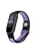 Ремінець BeCover Sport Style для Xiaomi Mi Smart Band 5/Mi Smart Band 6/Mi Smart Band 7 Black-Purple (705168)