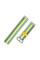 Універсальний текстильний ремінець MiJobs для годинника 20мм жовто-блакитний (AMZBPUNTXT-BE)